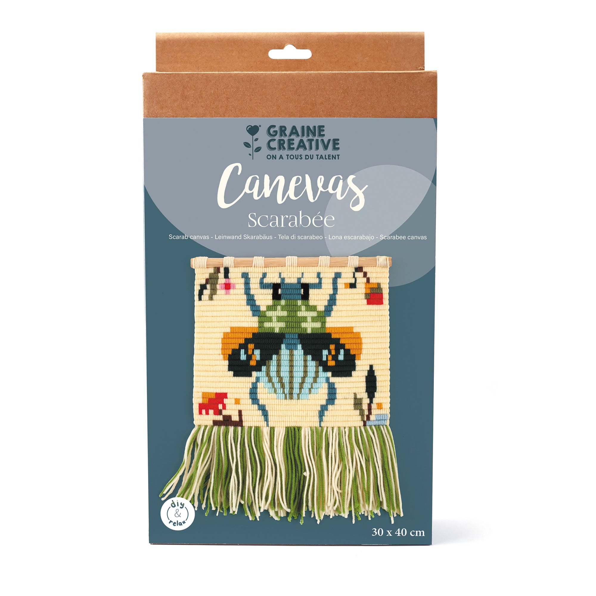 DIY Beetle Canvas Kit - Unleash Your Creativity!