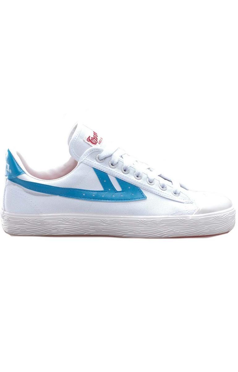 Warrior WB-1 Classic White/Blue Sneakers - A Timeless Icon