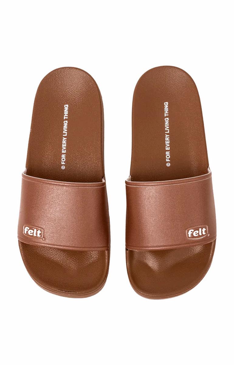 Felt's Stunning Eco-Friendly Clay Brown Work Slides - Grab Yours Now!