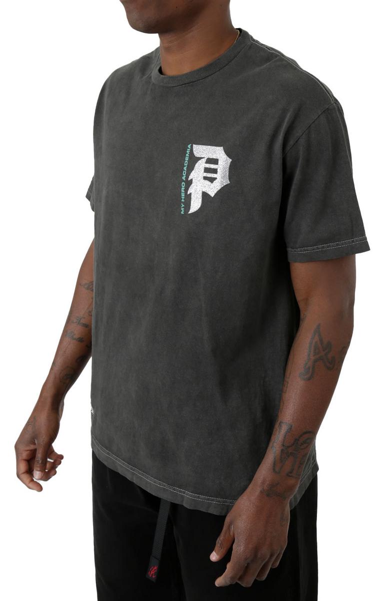 Epic My Hero Academia Full Cowl Distressed Black T-Shirt