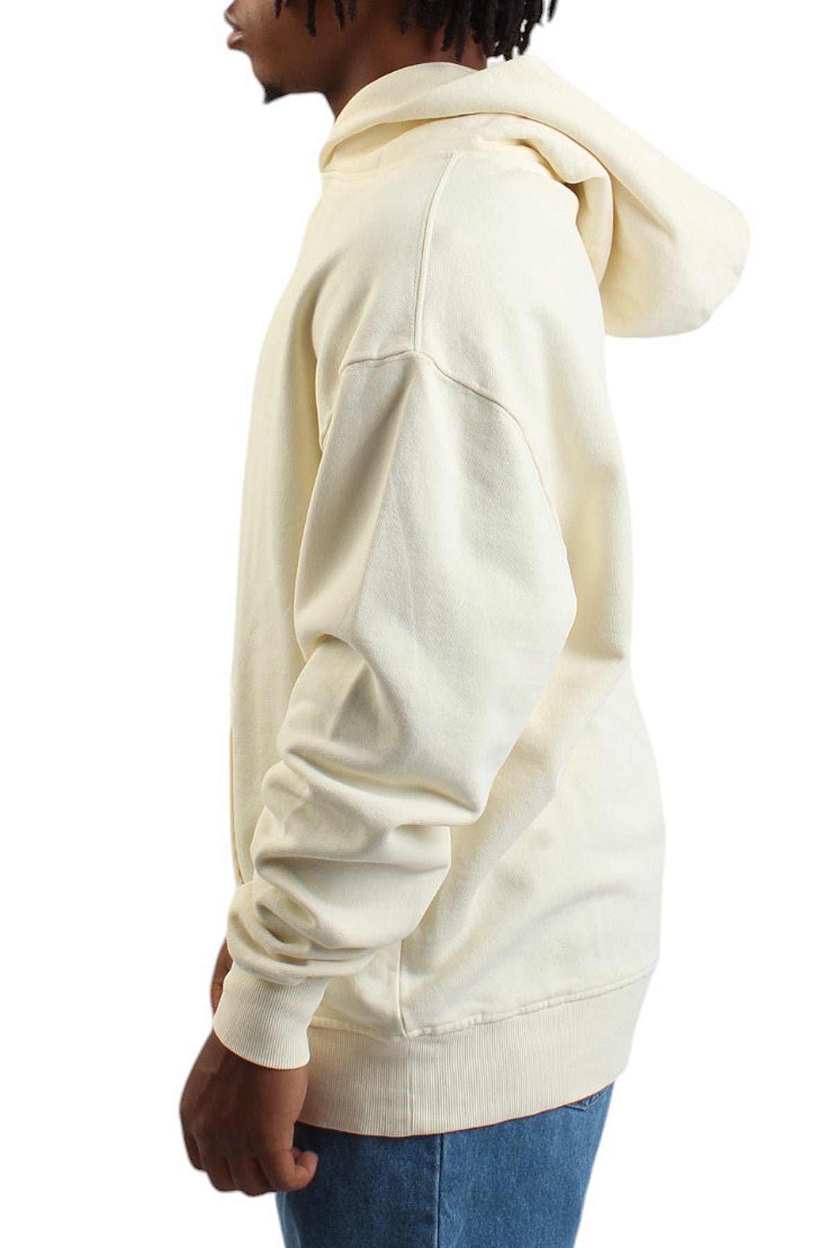 13.5oz Heavyweight Garment Dye Cream Hoodie - Get the Vintage Look!