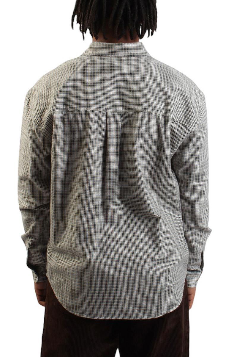 Polar Skate Co. Mitchell LS Creme Check Shirt
