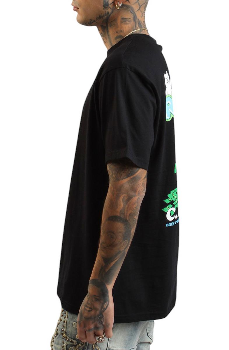 RIPNDIP Men's Black Club Cream T-Shirt - Urban Style Essential