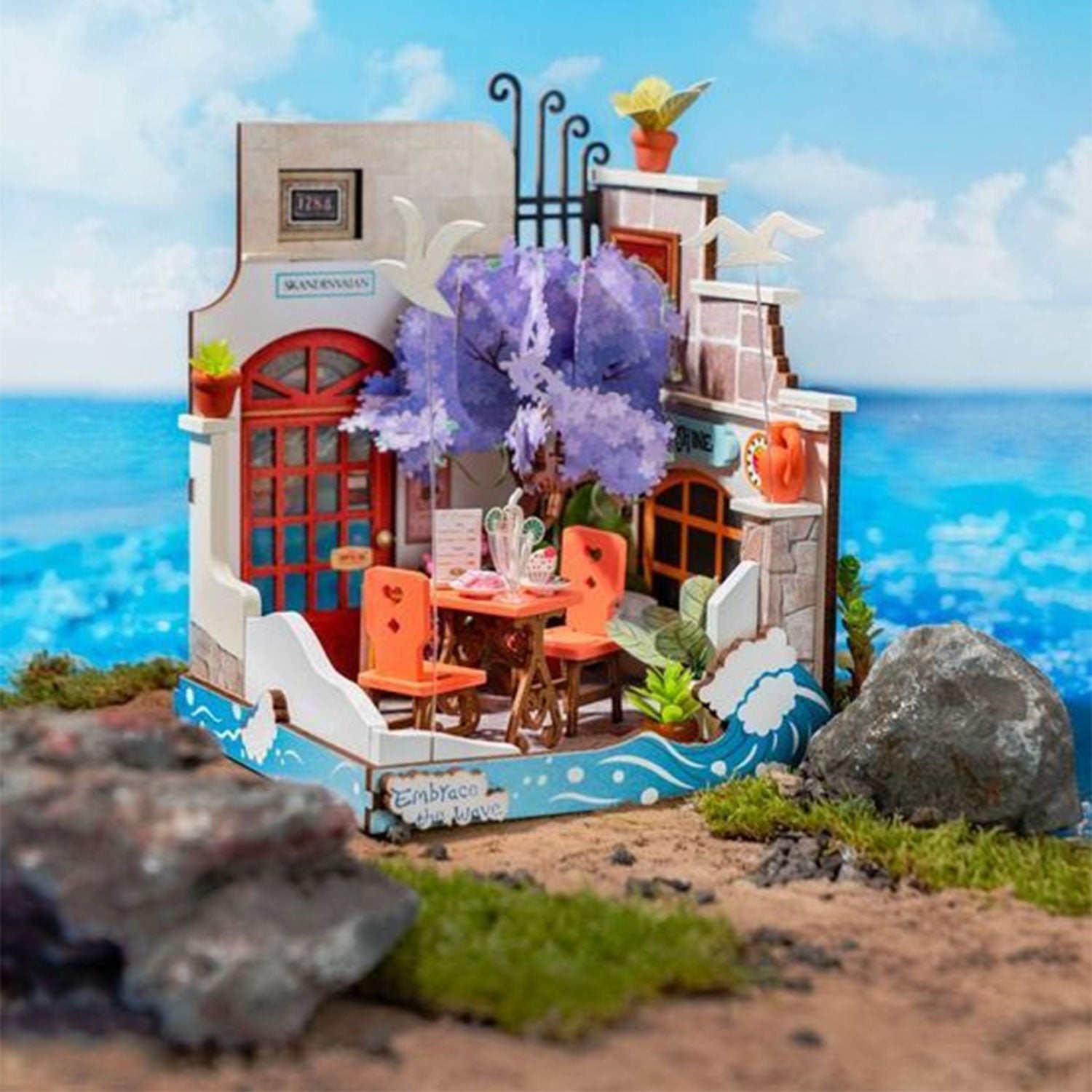 Enchanting DIY Mini Sea Holiday Restaurant House