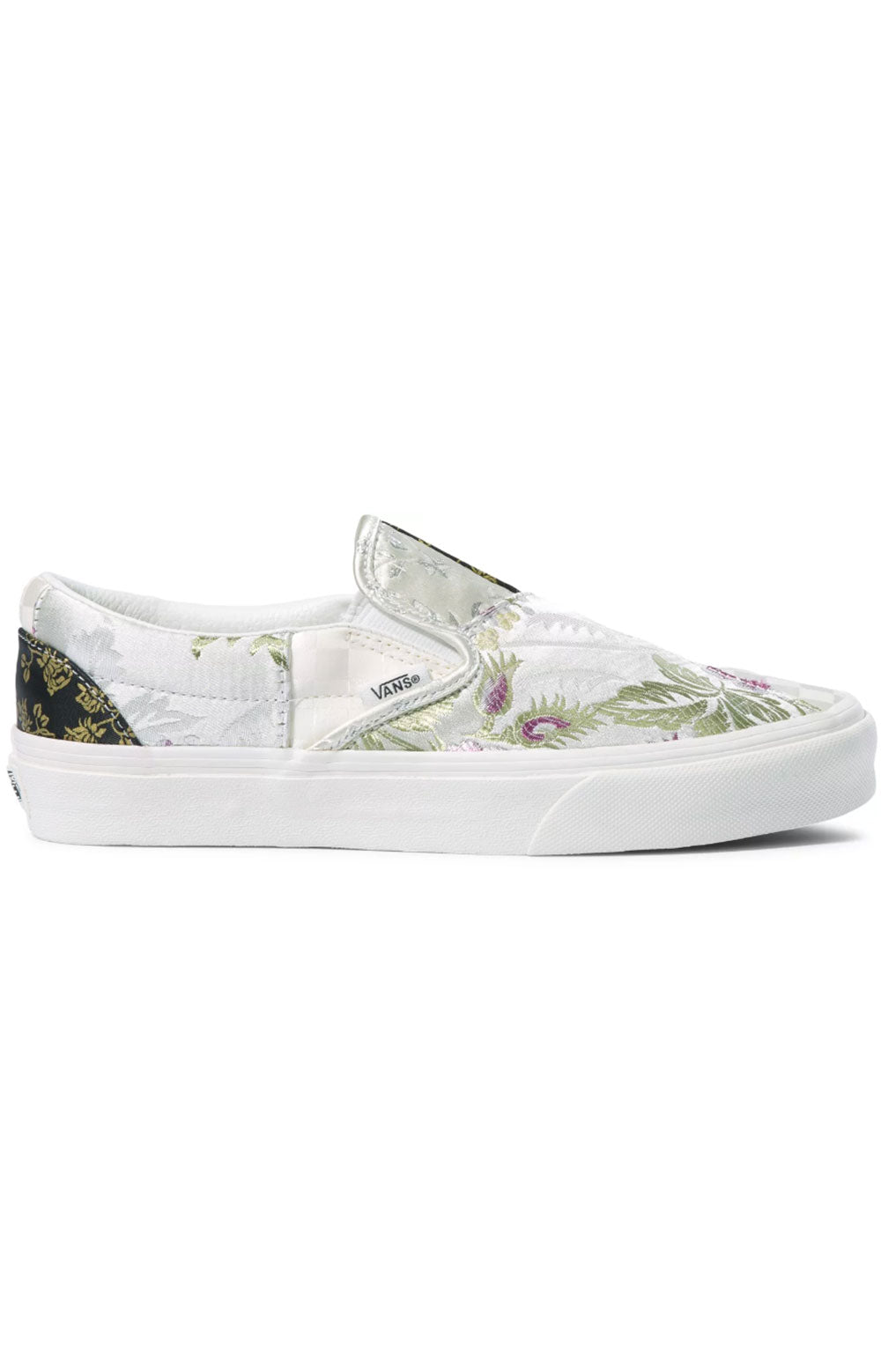JMH8L8 Vans Brocade Classic Slip-On Shoes - Patchwork/True White