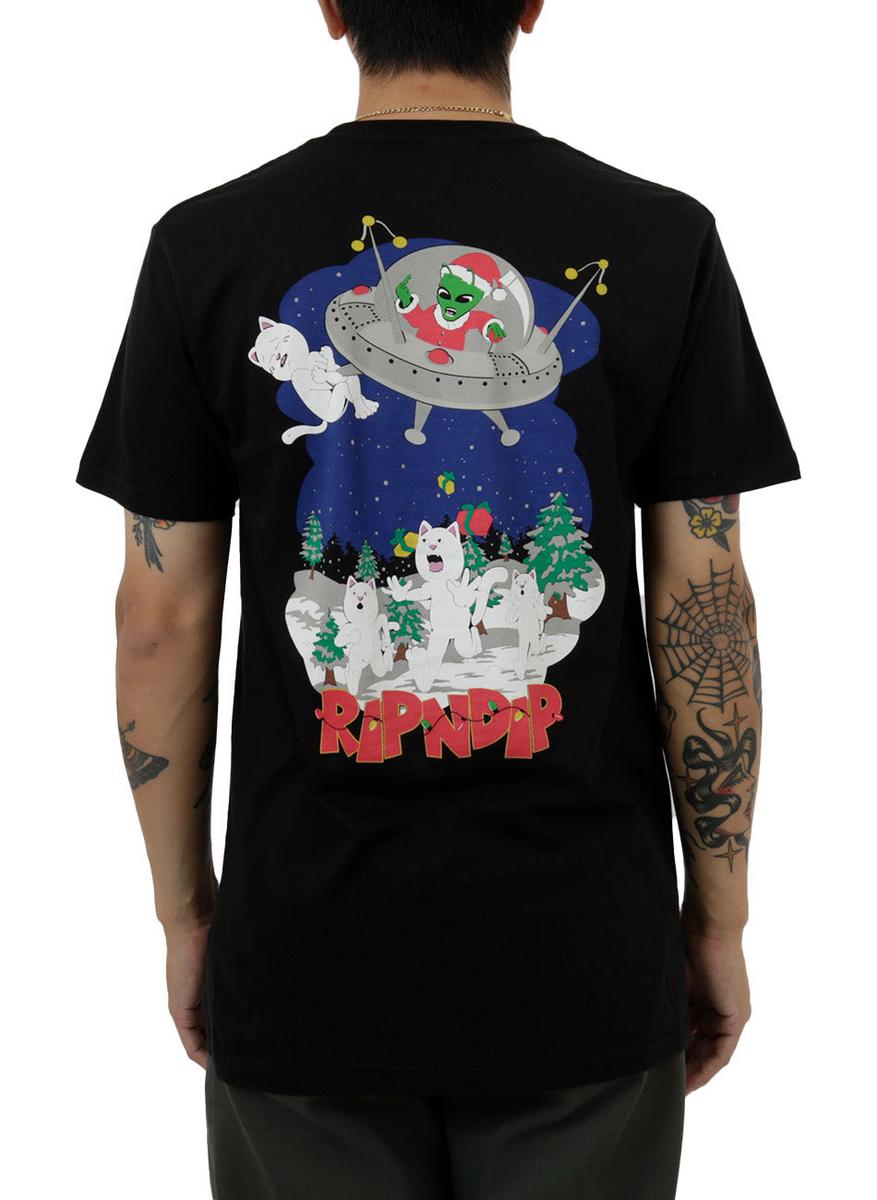 Galactic Santa T-Shirt - A Cosmic Holiday Delight