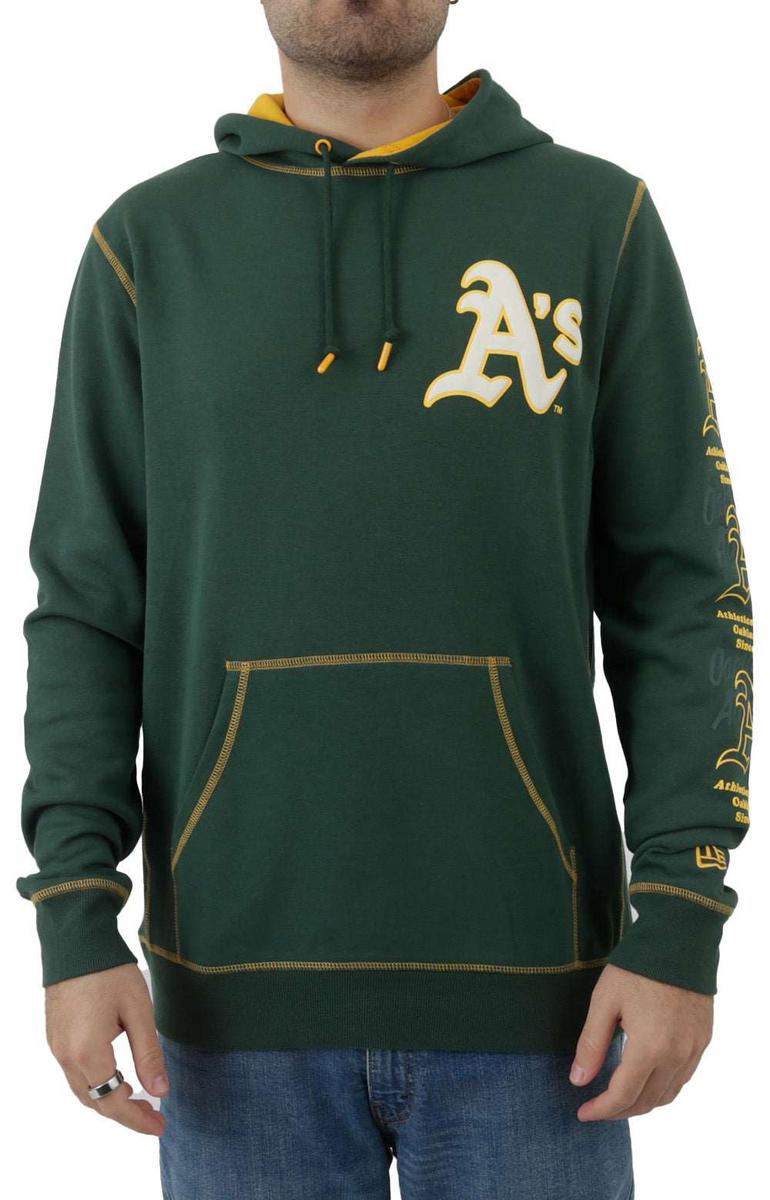 Oakland Athletics Stunning Split Design Hoodie with Team Logos