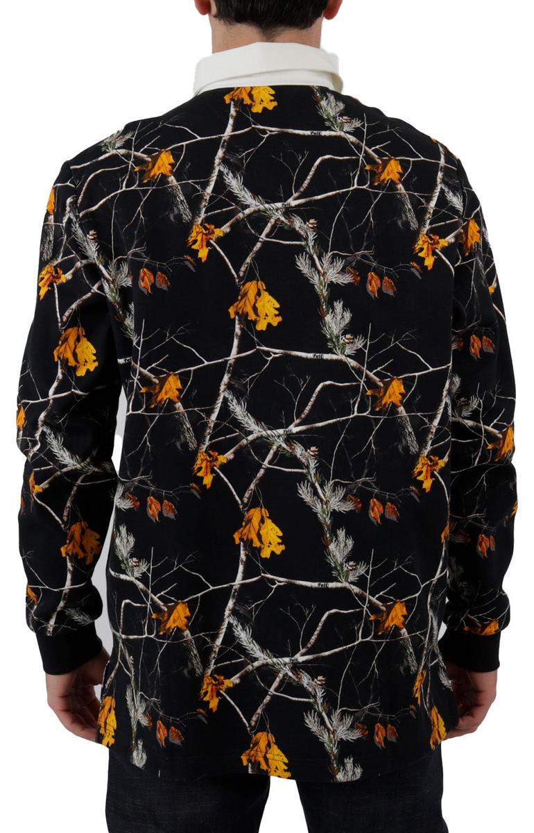 Felt's States Rugby - Striking Black Woodland Camo
