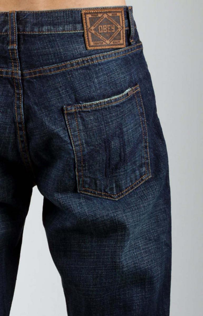 OBEY Standard Issue Slim Denim - Vintage Worn Wash
