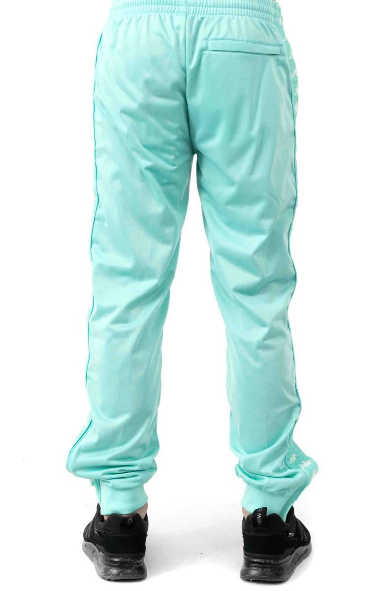 Kappa's Stunning Aqua Green Men's 222 Banda Rastoriazz Track Pants - Grab Yours Now!
