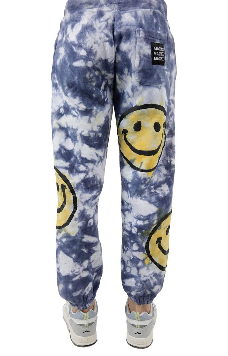 Sunshine Smiley Tie - Dye Fashionable Sweatpants