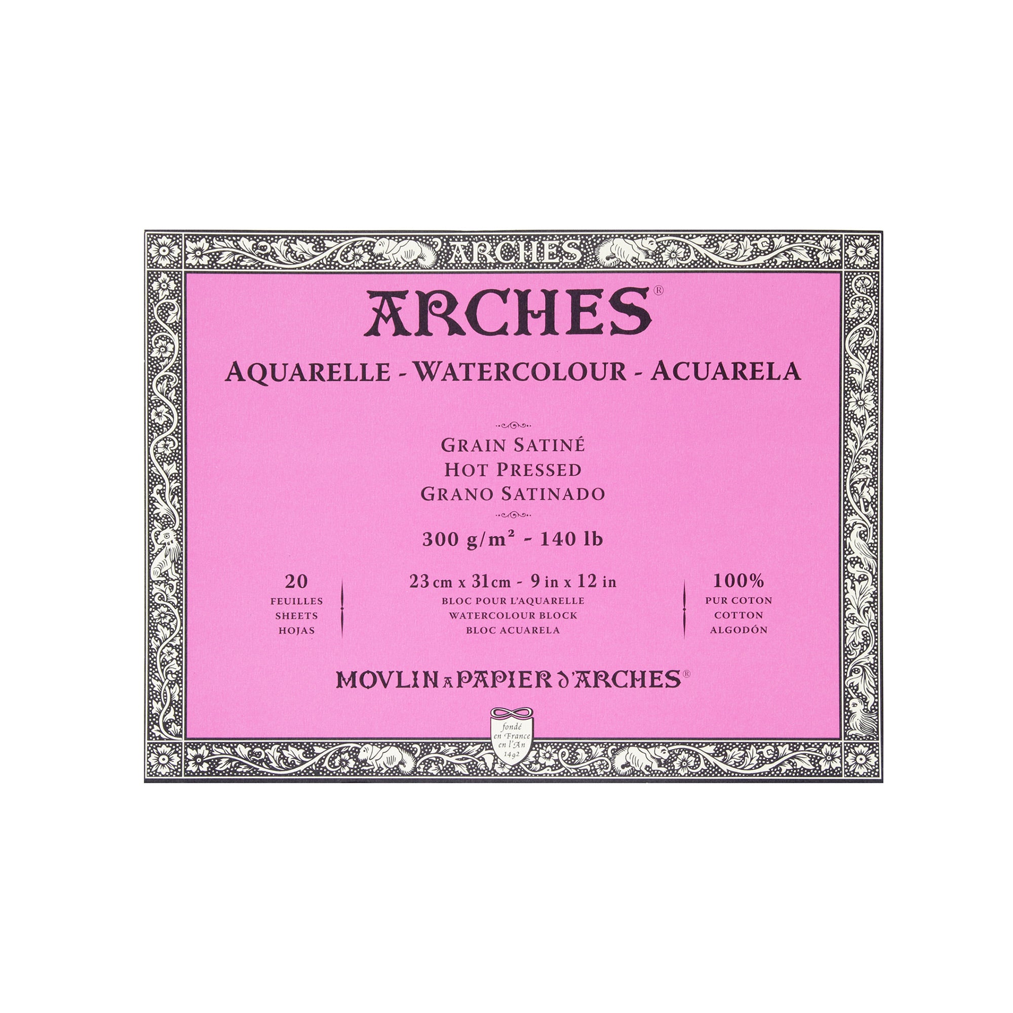 Arches Hot Pressed Watercolour Paper Blocks