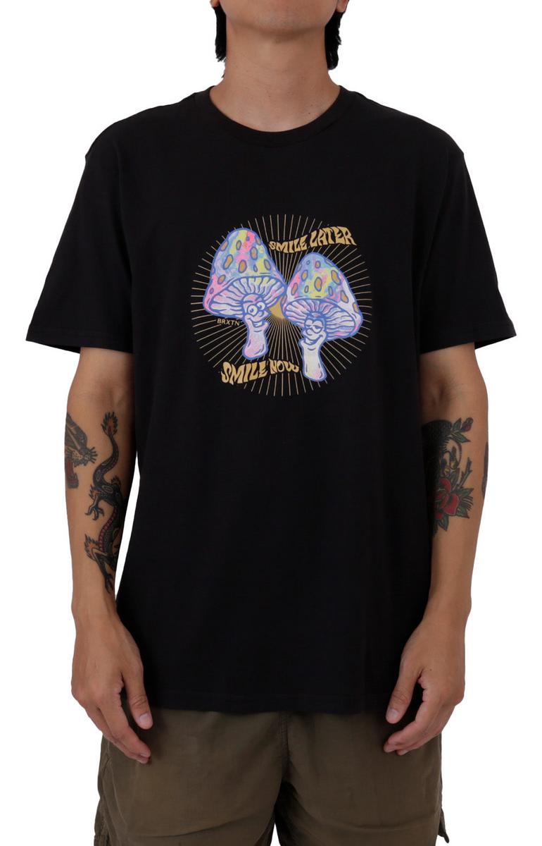 Brixton's Enchanting Black Smile Now T-Shirt