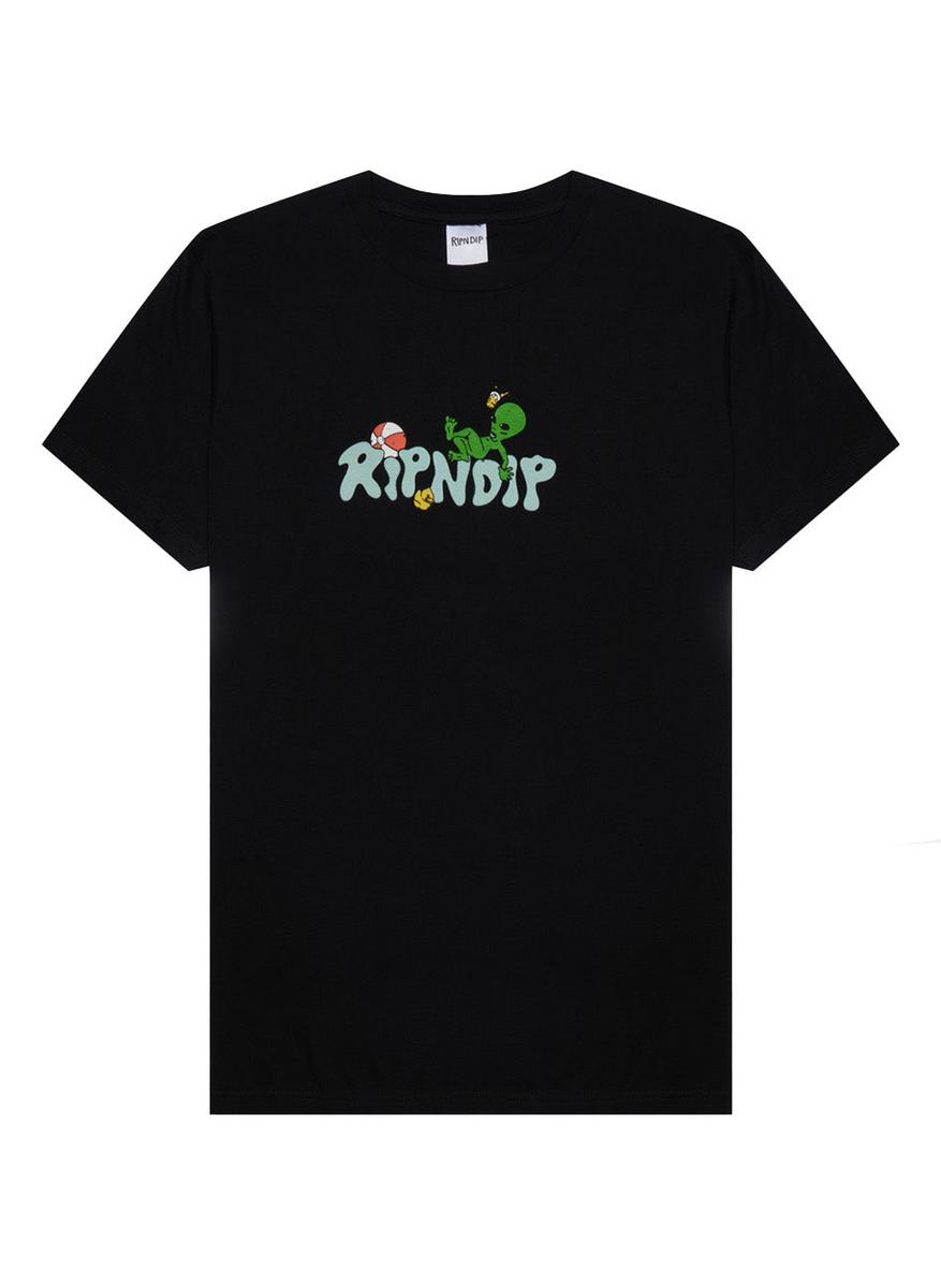 Black Summer Splash T-Shirt: Dive into Style!