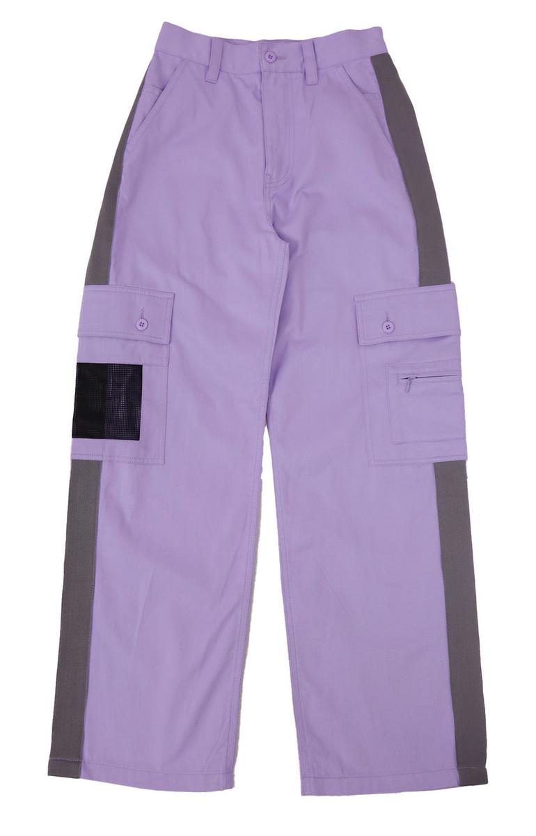 Gorgeous Lilac Striped Utility Trousers