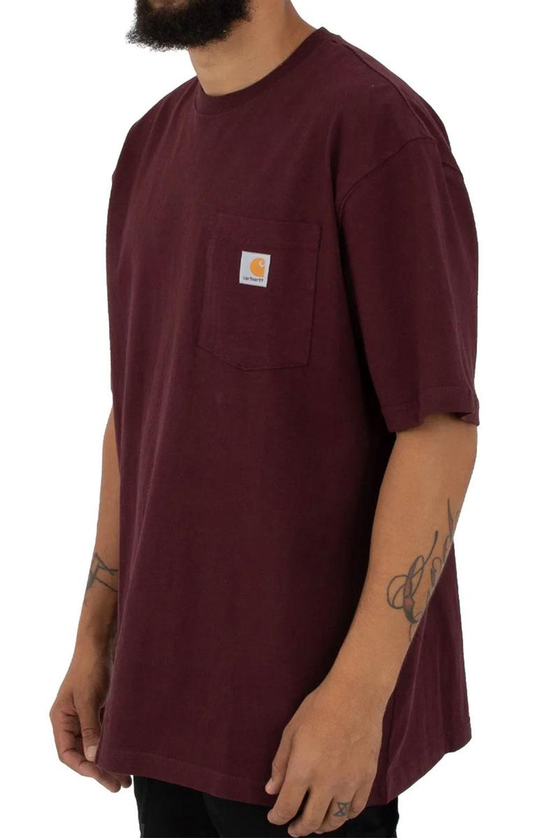 Carhartt K87 Workwear Pocket T-Shirt - Port: Your Ultimate Work Companion