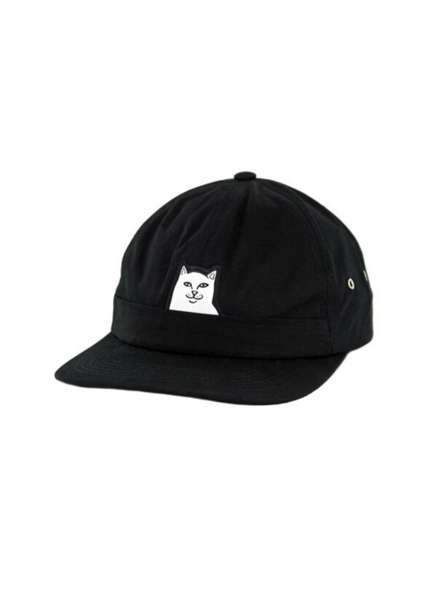 Peeking Nerm 2.0 Adjustable Strap Hat - Jet Black: The Ultimate Casual Accessory