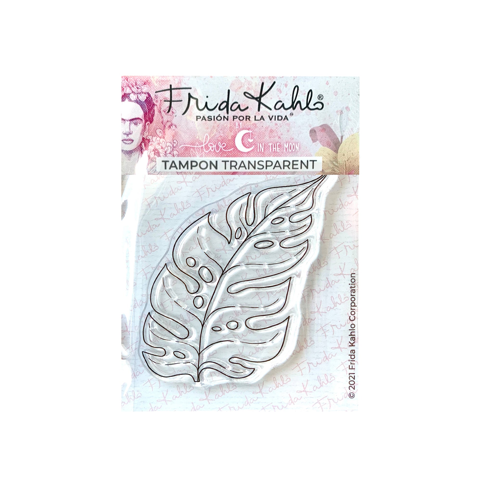 Clear Stamp - Tropical Leaves 3 (Frida Kahlo), French Edition: Personalize Your Creations!