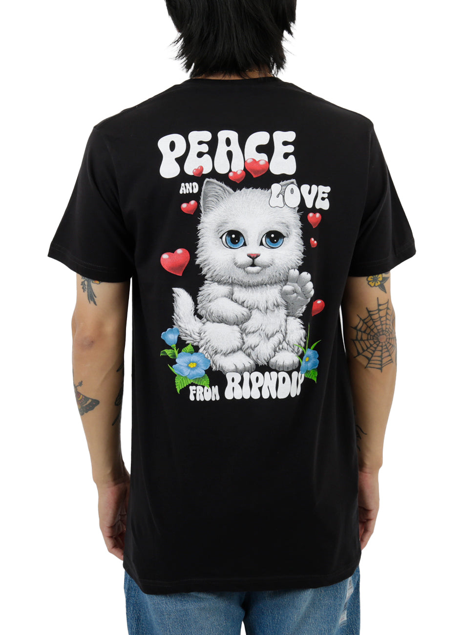 Peace Love Ripndip Black T-Shirt: Stand Out in Style!