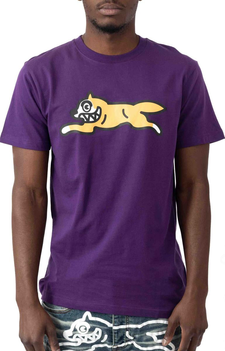 Running Dog T-Shirt - Acai: An Energetic Choice