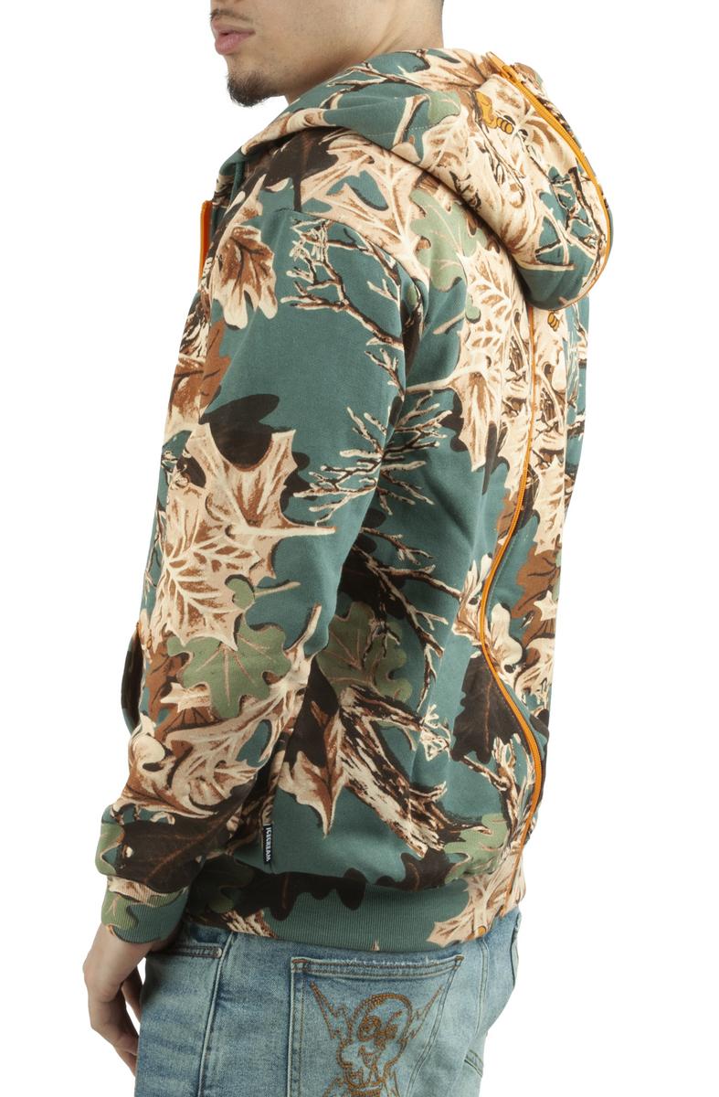 Ice Cream Invisible Zip Camo Hoodie
