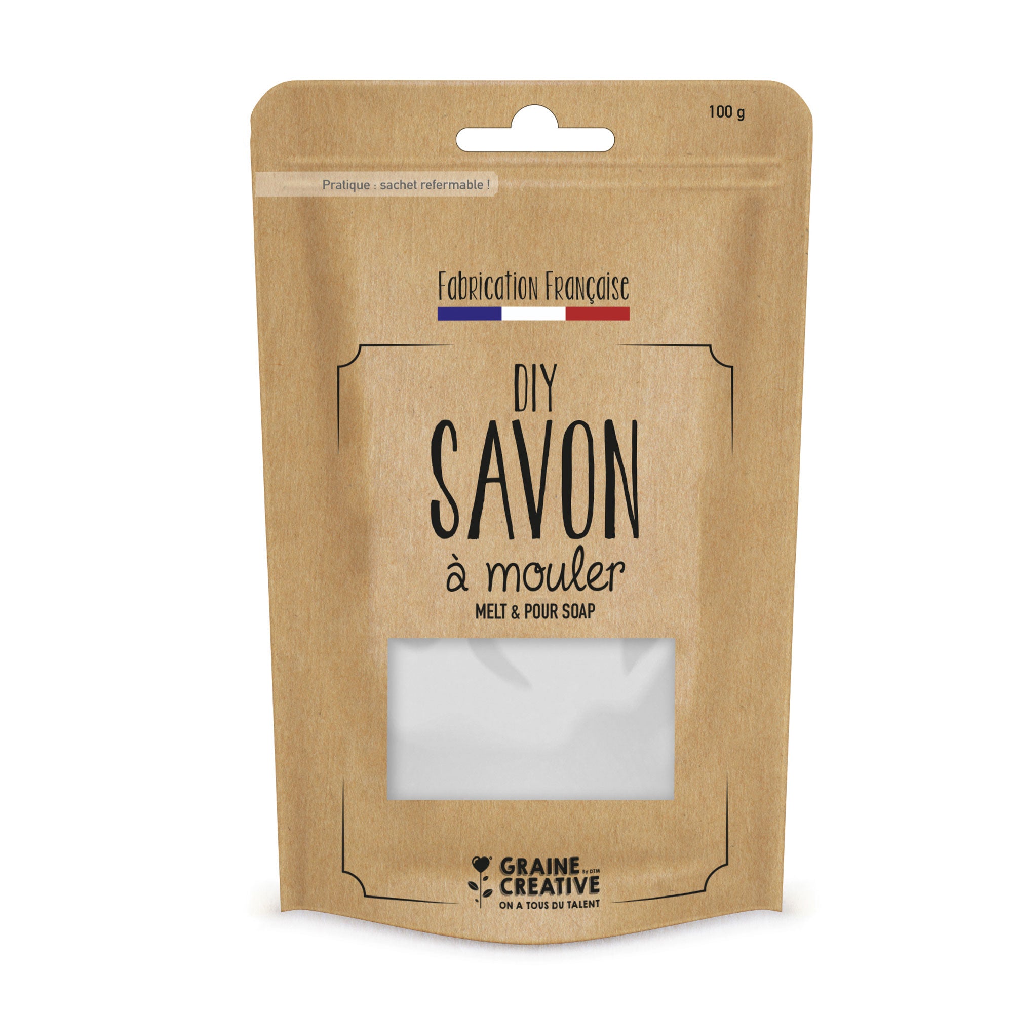 Unleash Your Creativity with Our 100g White Opaque DIY Soap Bar!