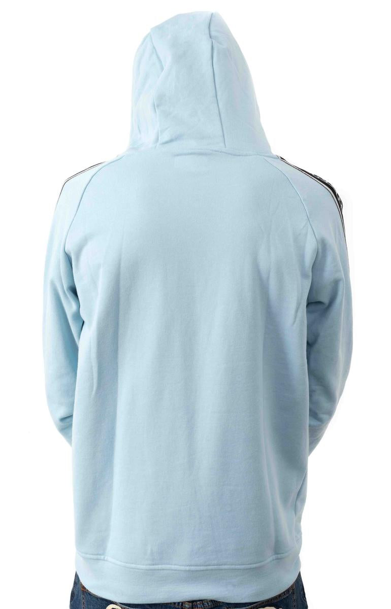 Kappa Men's Stunning Blue Dream Logo Tape Hooded Pullover