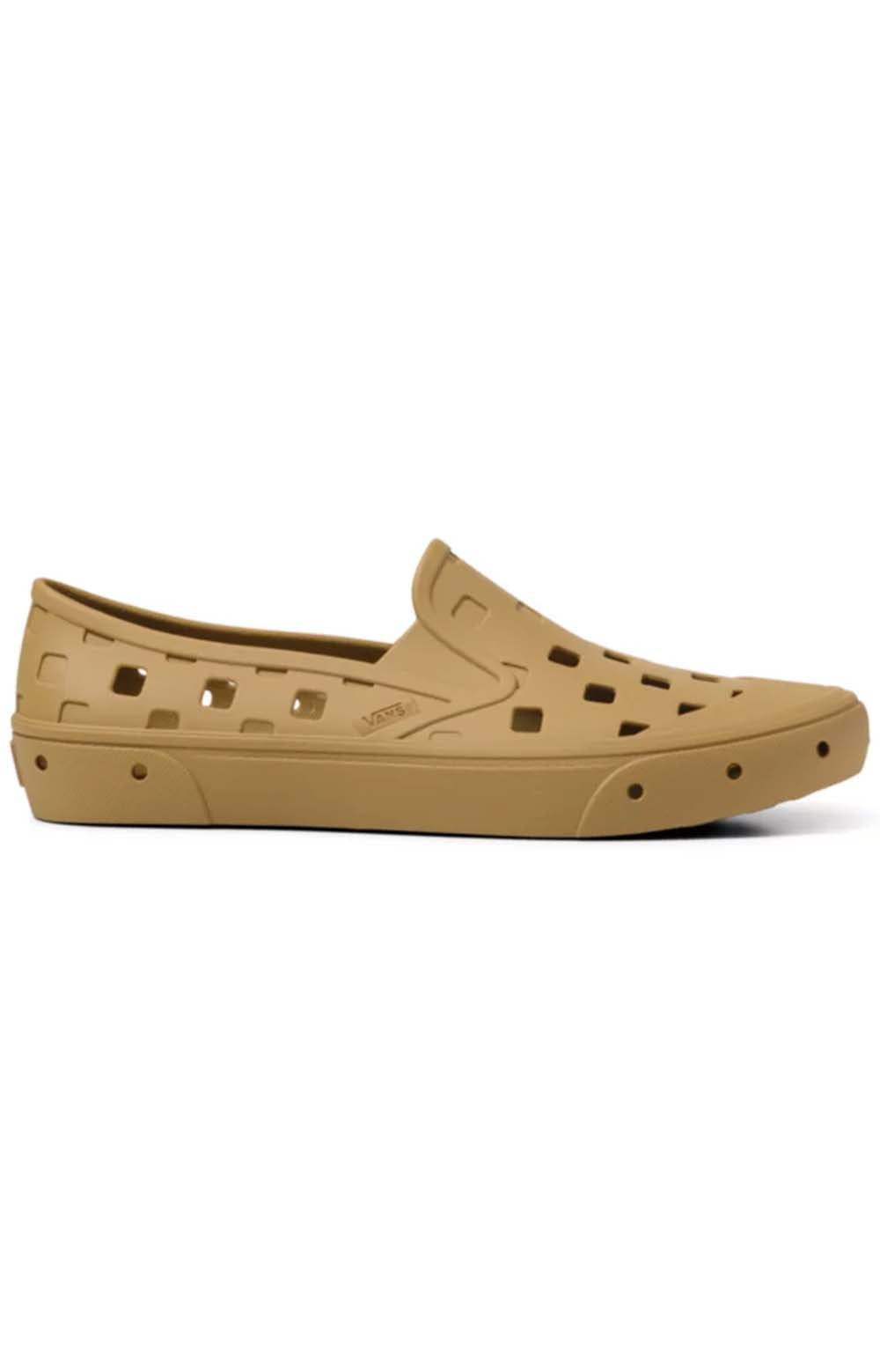 Vans Mustard Gold Slip-On TRK Shoes - Adventure-Ready!