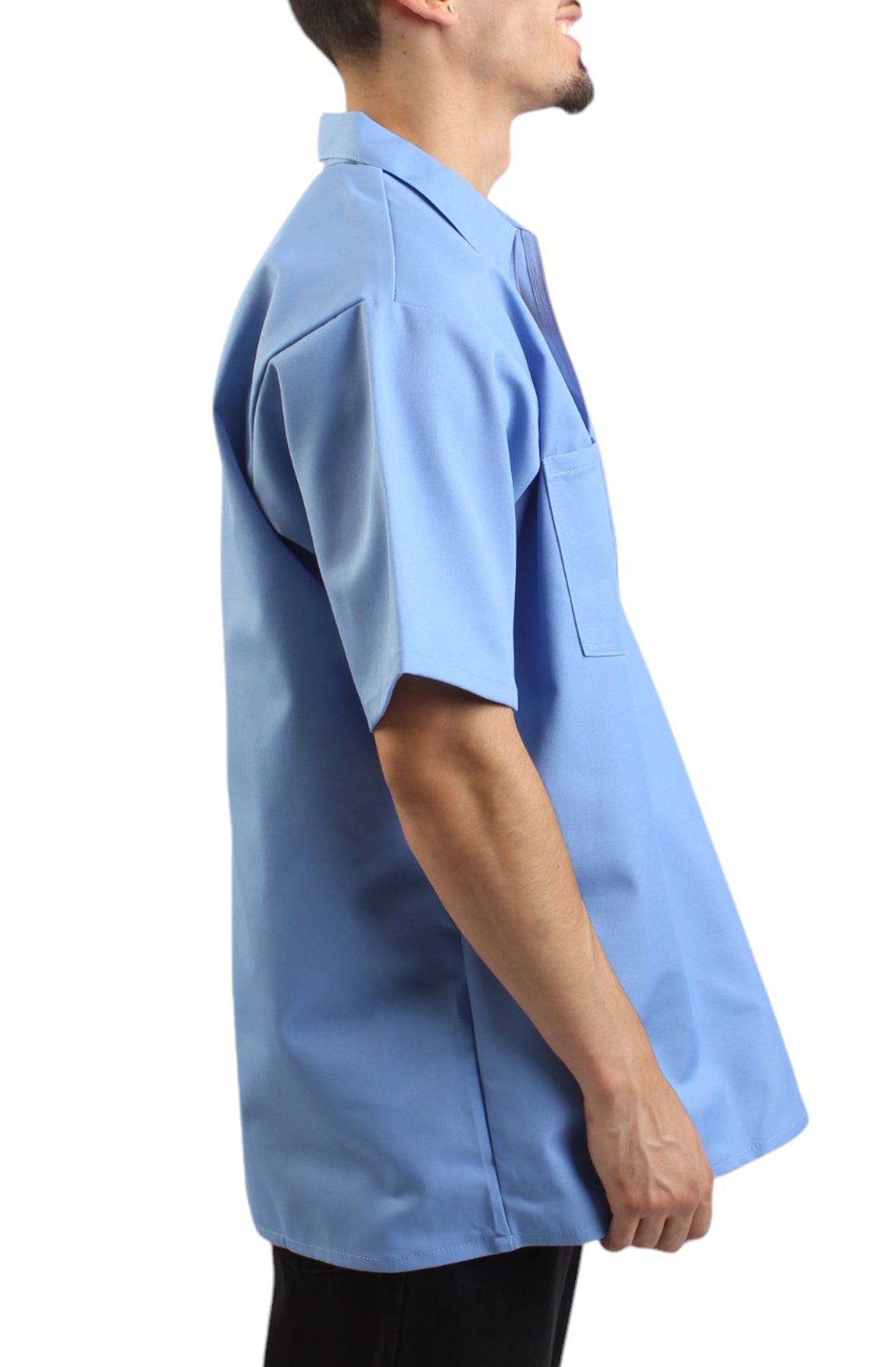 Stunning Short Sleeve Zip Work Shirt