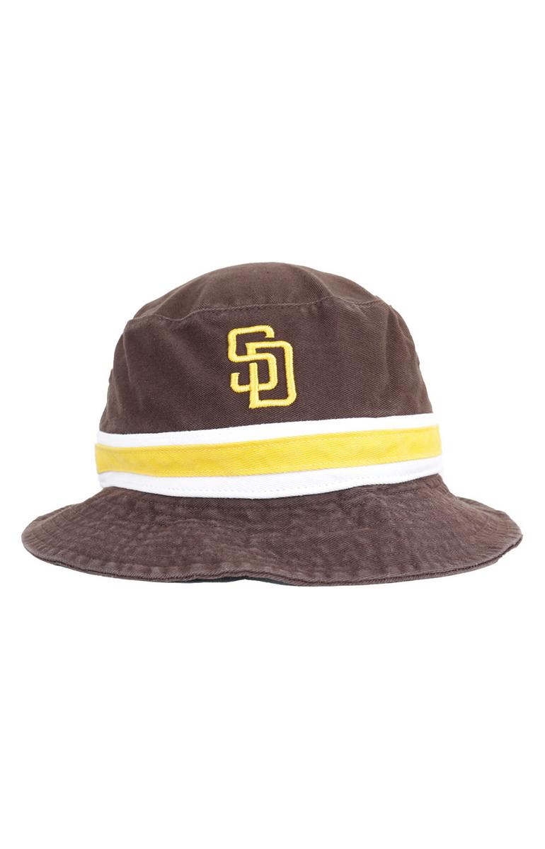 Stylish SD Padres Brown Striped Bucket Hat by 47 Brand - Grab Yours Now!