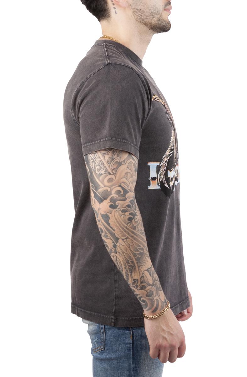 Fiery Drake Short Sleeve Knit Tee - Unleash Your Style