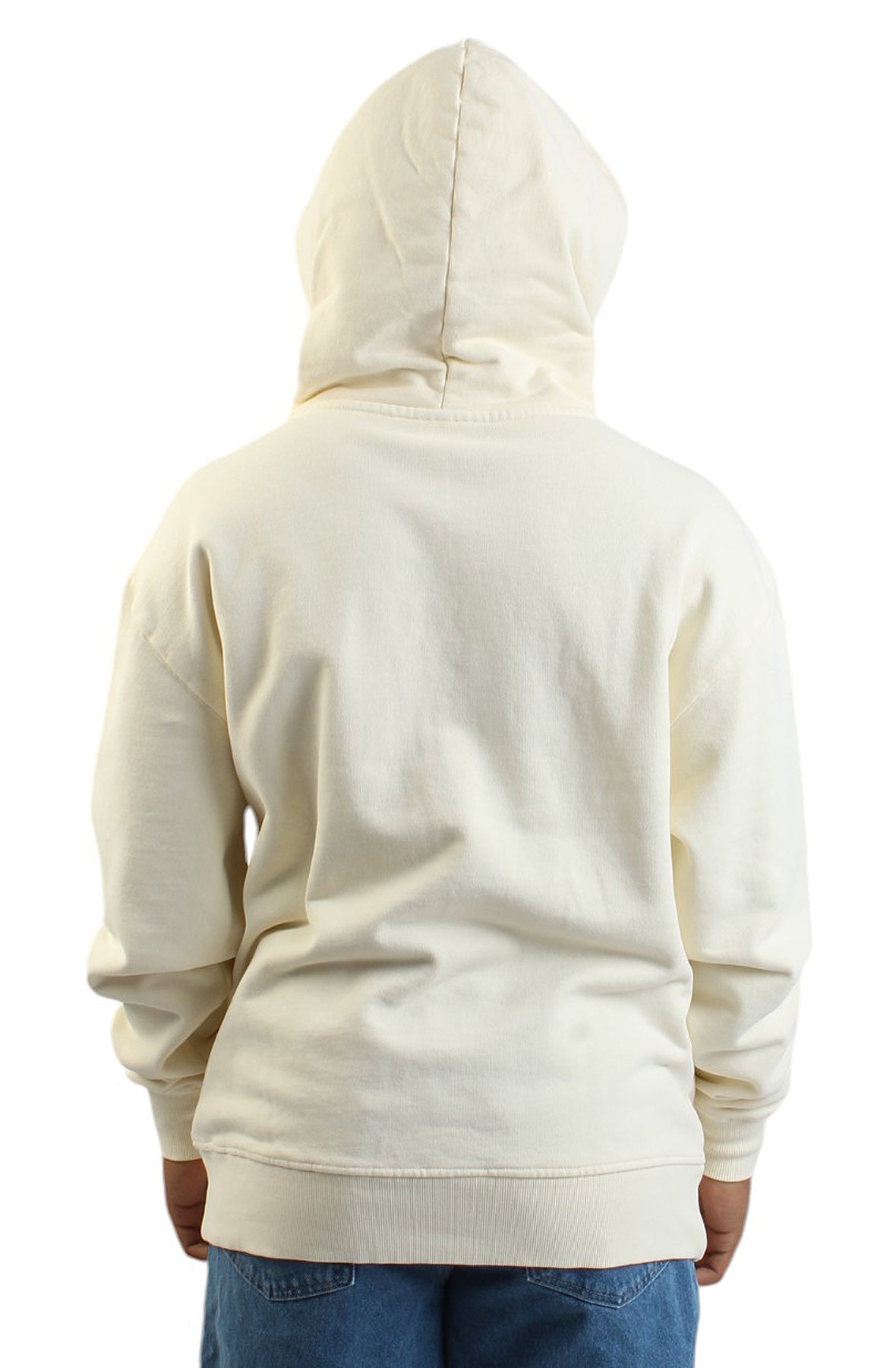 13.5oz Heavyweight Garment Dye Cream Hoodie - Get the Vintage Look!