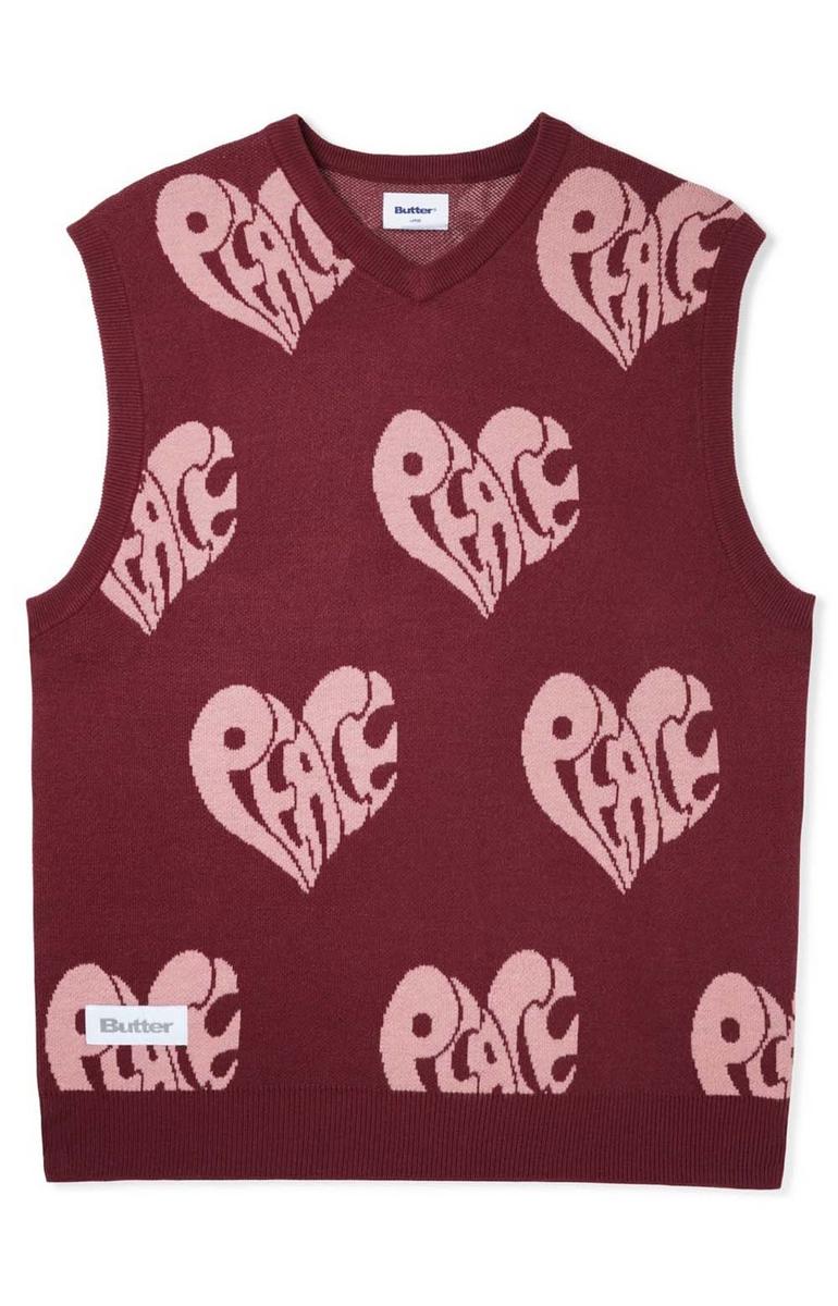 Enchanting Wine - Peace Knit Vest