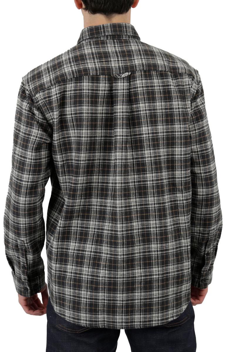 Get the Stylish RVCA Andrew Reynolds Long Sleeve Flannel Shirt in Black Now!