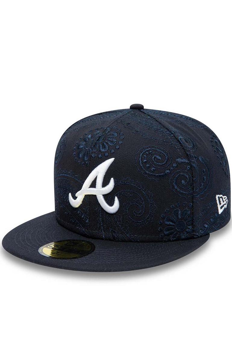 Atlanta Braves 59FIFTY Fitted Hat: Swirl Design - A Must - Have!