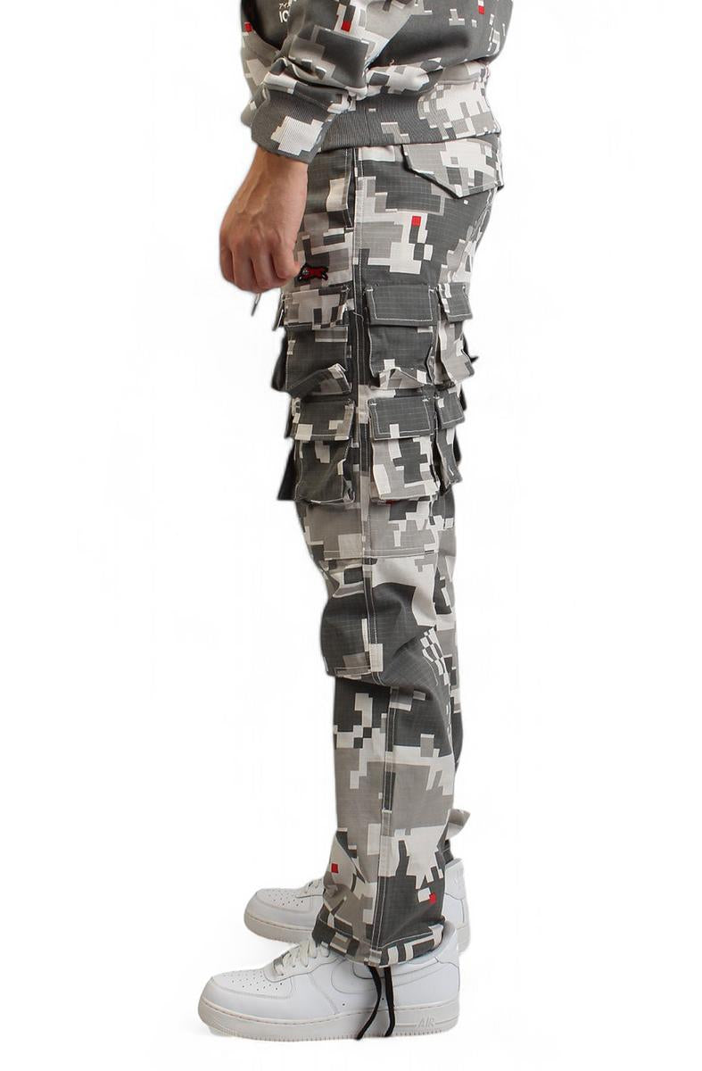 Ice Cream Men's Camo Hollow Cargo Pants - Fall Fashion Essential