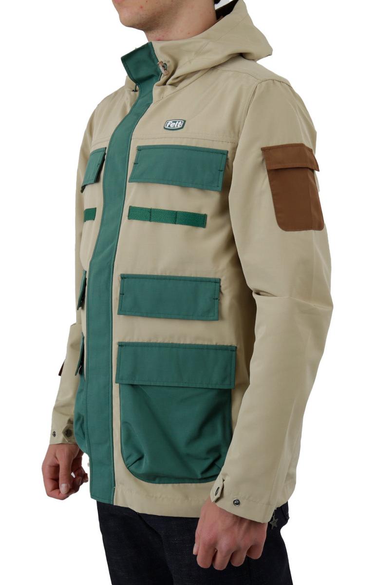 Felt's Stunning Coastal Utility Jacket in Tan and Olive