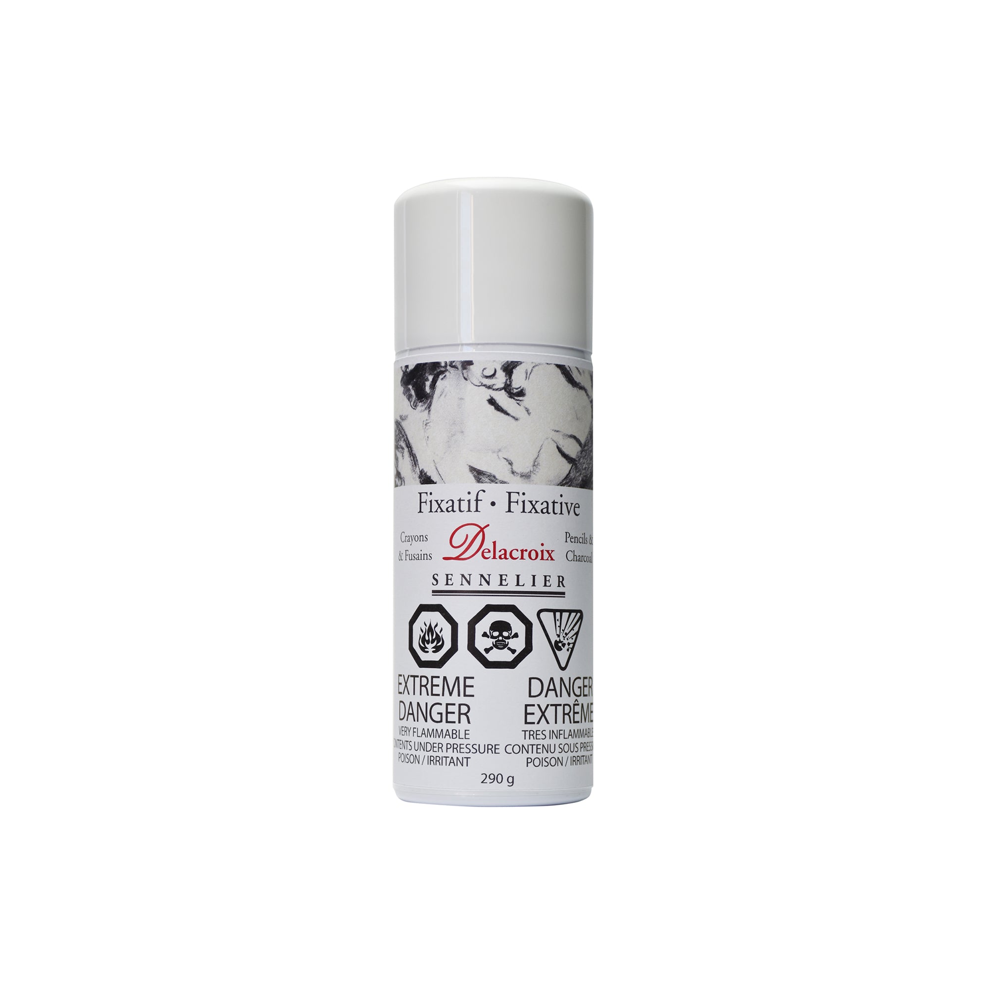 Delacroix Magic Spray Fixative for Pencils - Preserve Your Art!