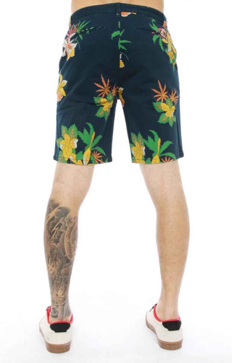 Obey's Hawaiian Navy Working Man II Shorts - Irresistible Style!