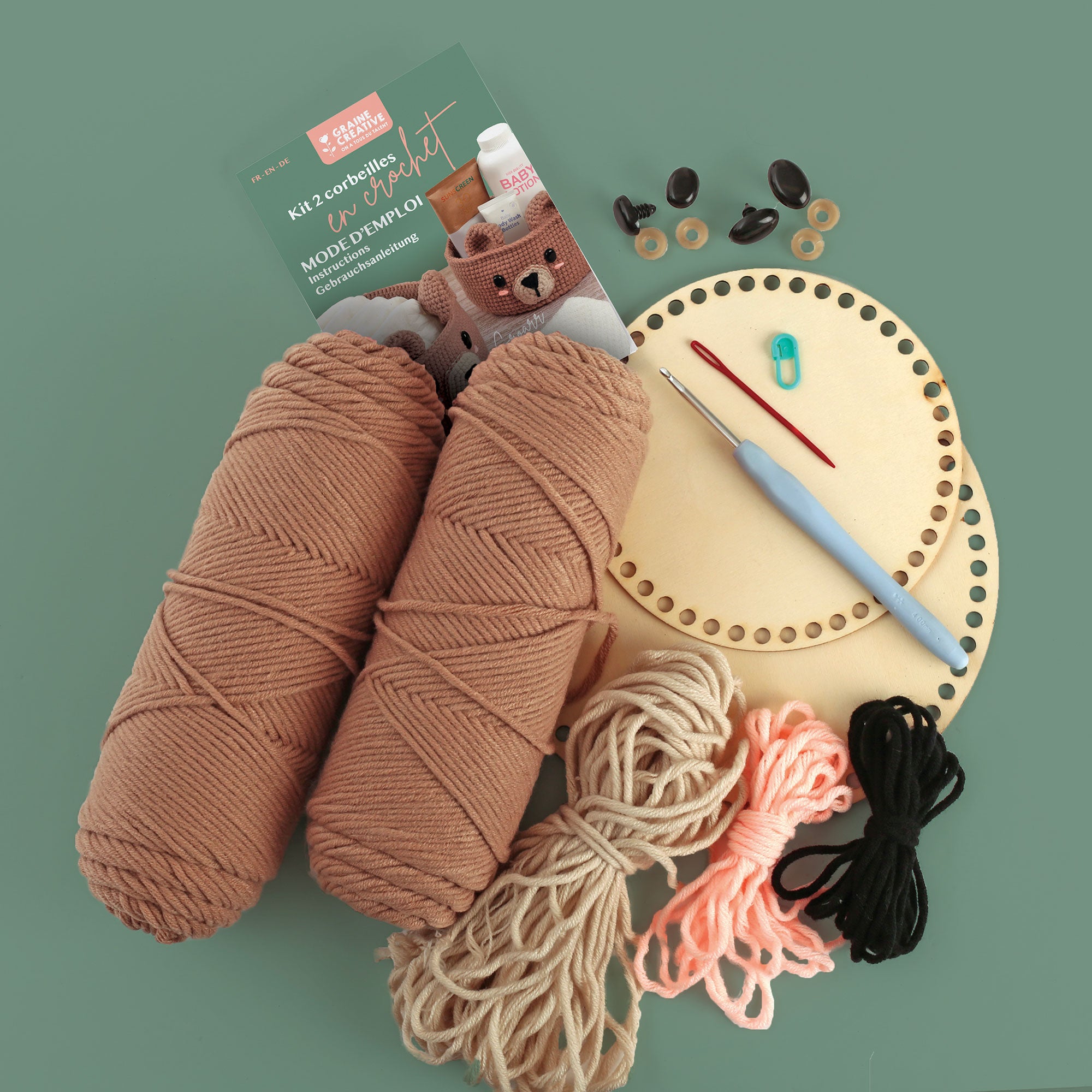 Enchanting DIY Crochet Basket Kit