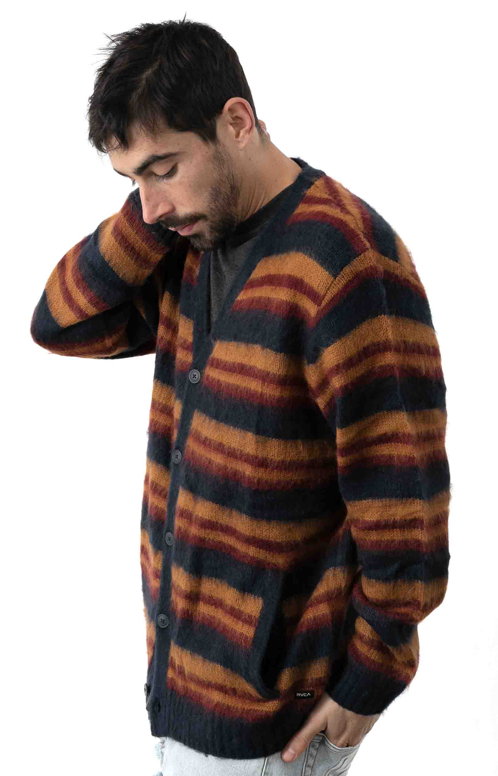 Moody Blue Noah Cardigan Sweater - Irresistible Men's Style