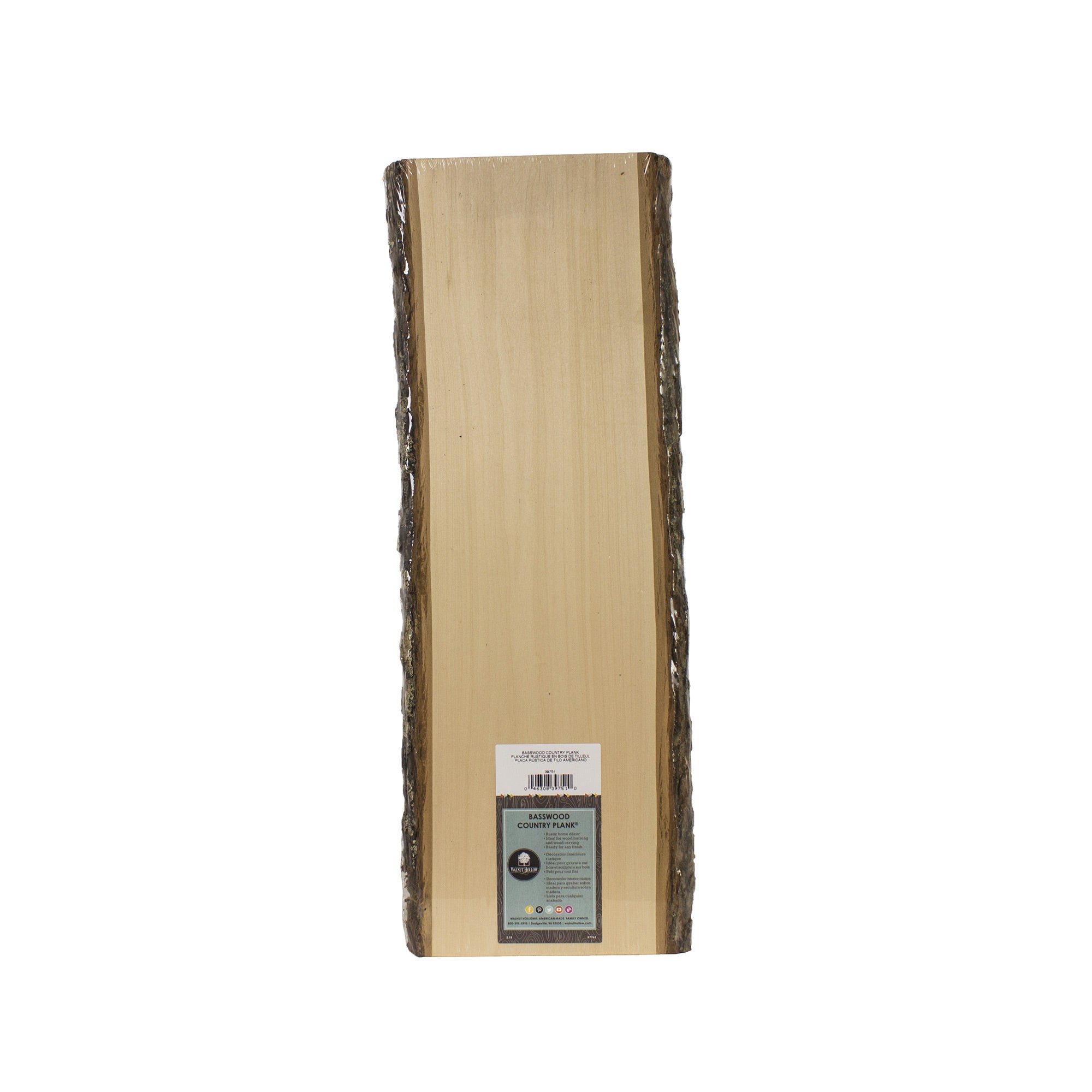 Enchanting Basswood Country Plank for Creative Ventures