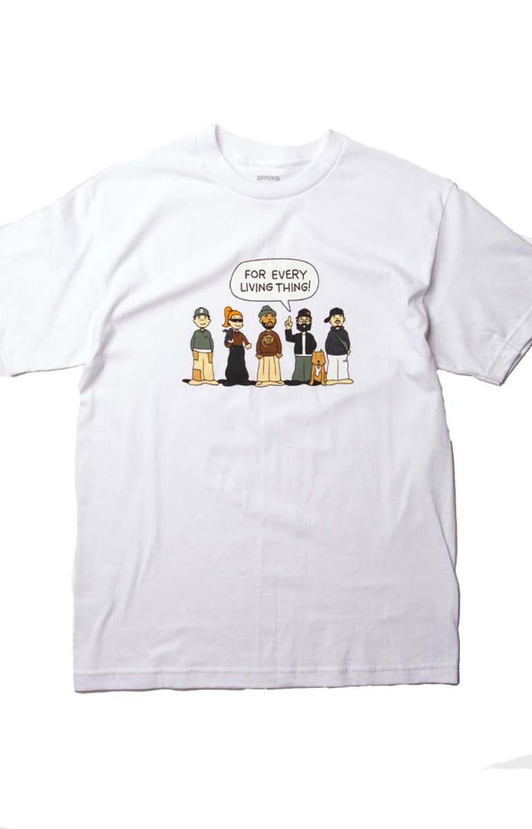 Felt Shout Graphic Tee - Stunning White