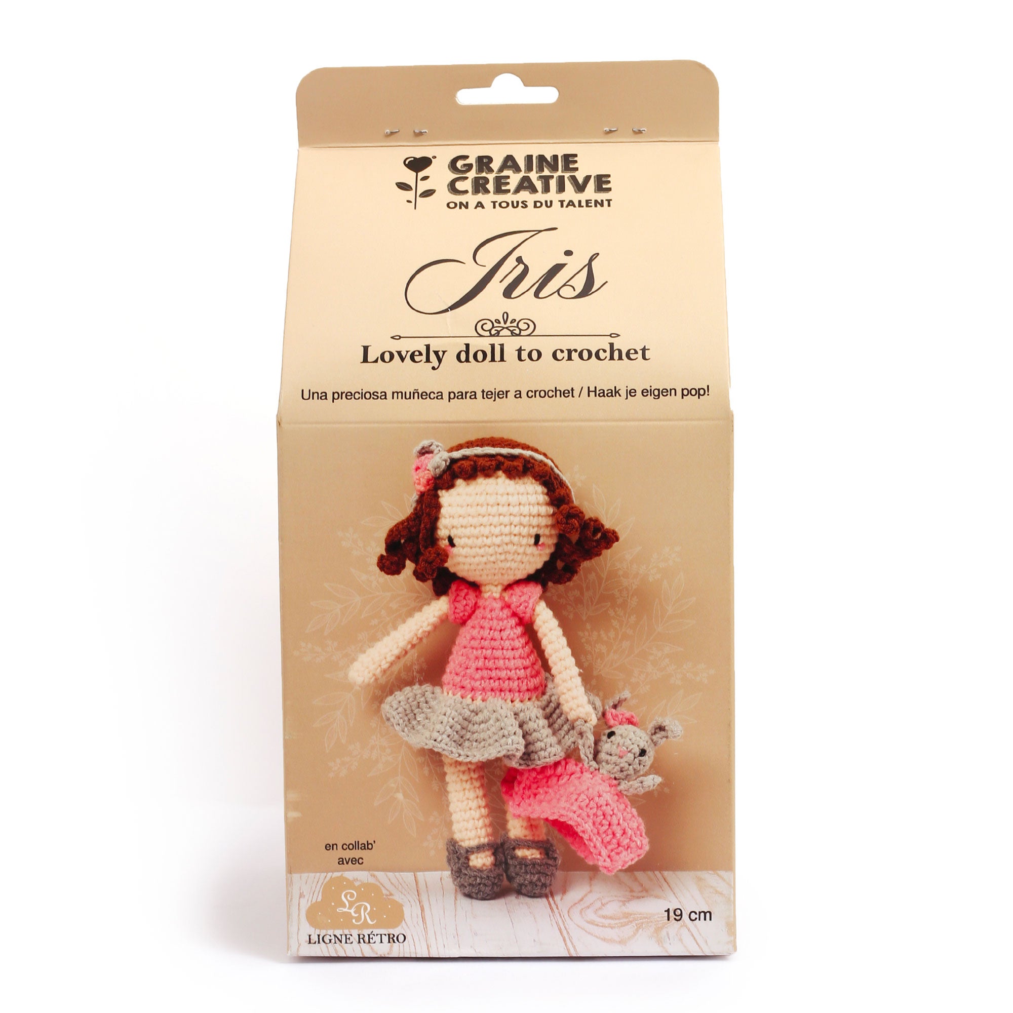 Enchanting DIY Crochet Doll Kit - Iris