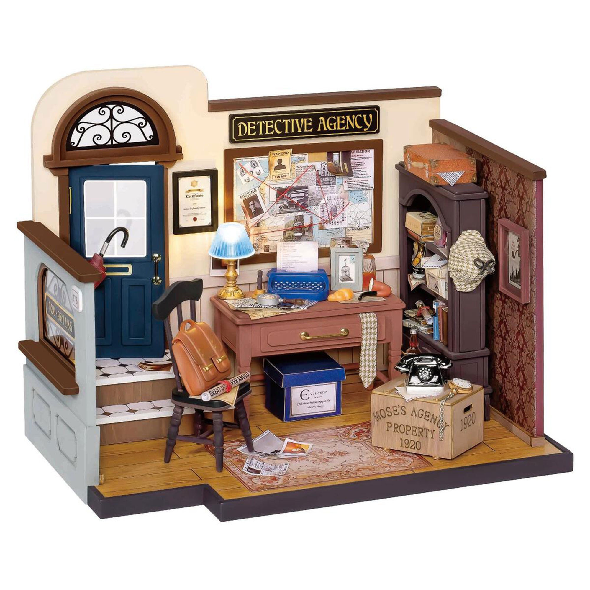 DIY Mini House - Mose's Detective Agency: Unleash Your Creativity!