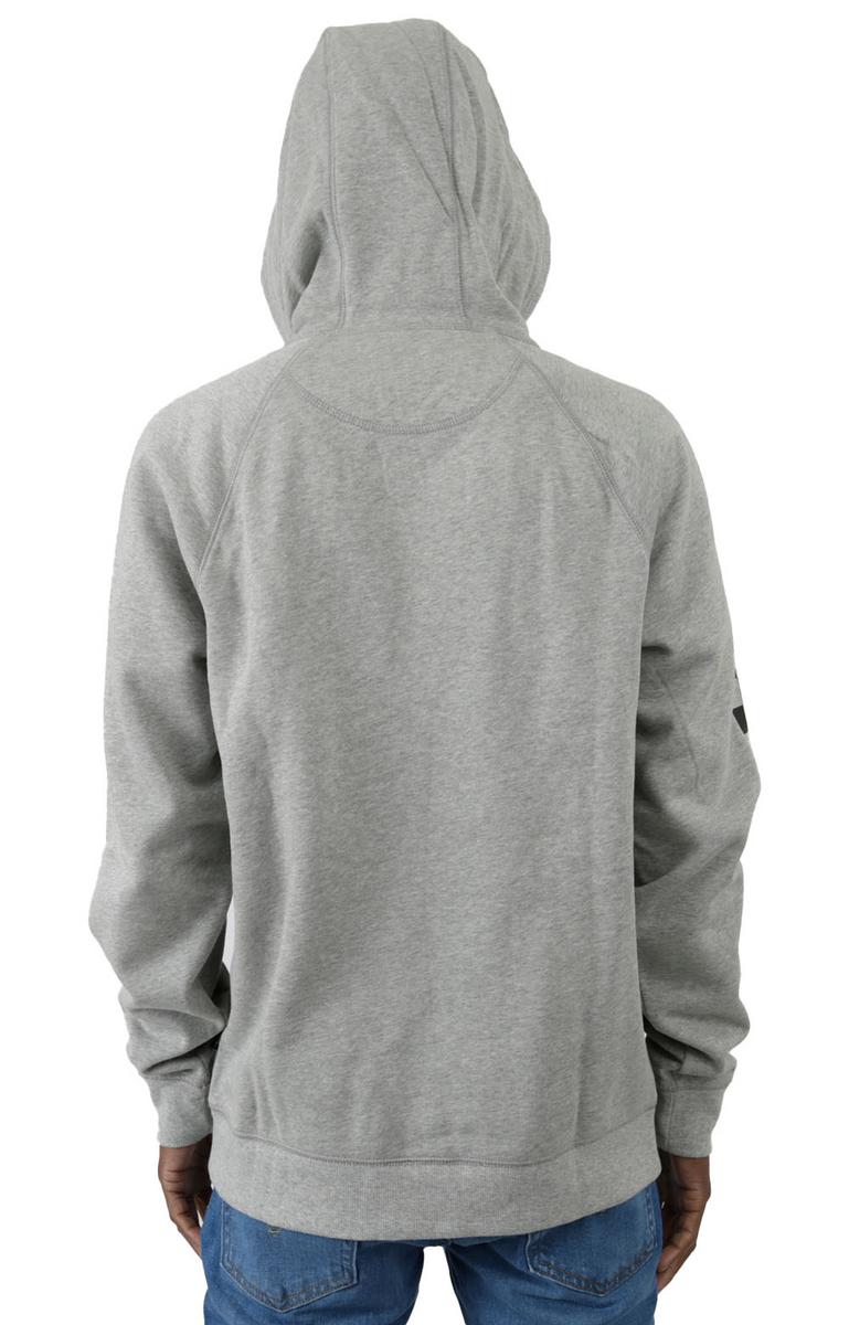 Vans Versa Performance Pullover Hoodie - Cement Heather with Checkerboard Magic