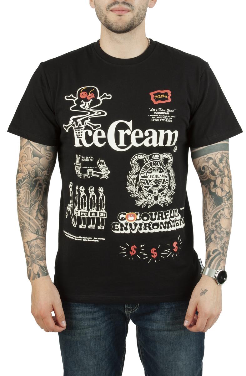Eye - Catching Ice Cream Colorful Short Sleeve Tee