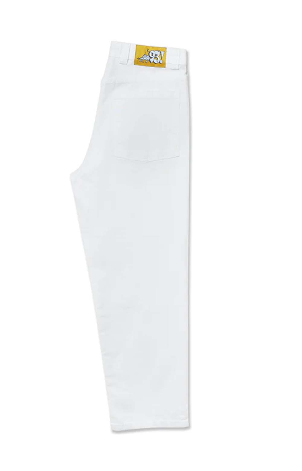 Polar Skate Co. '93 White Canvas Stylish Work Trousers