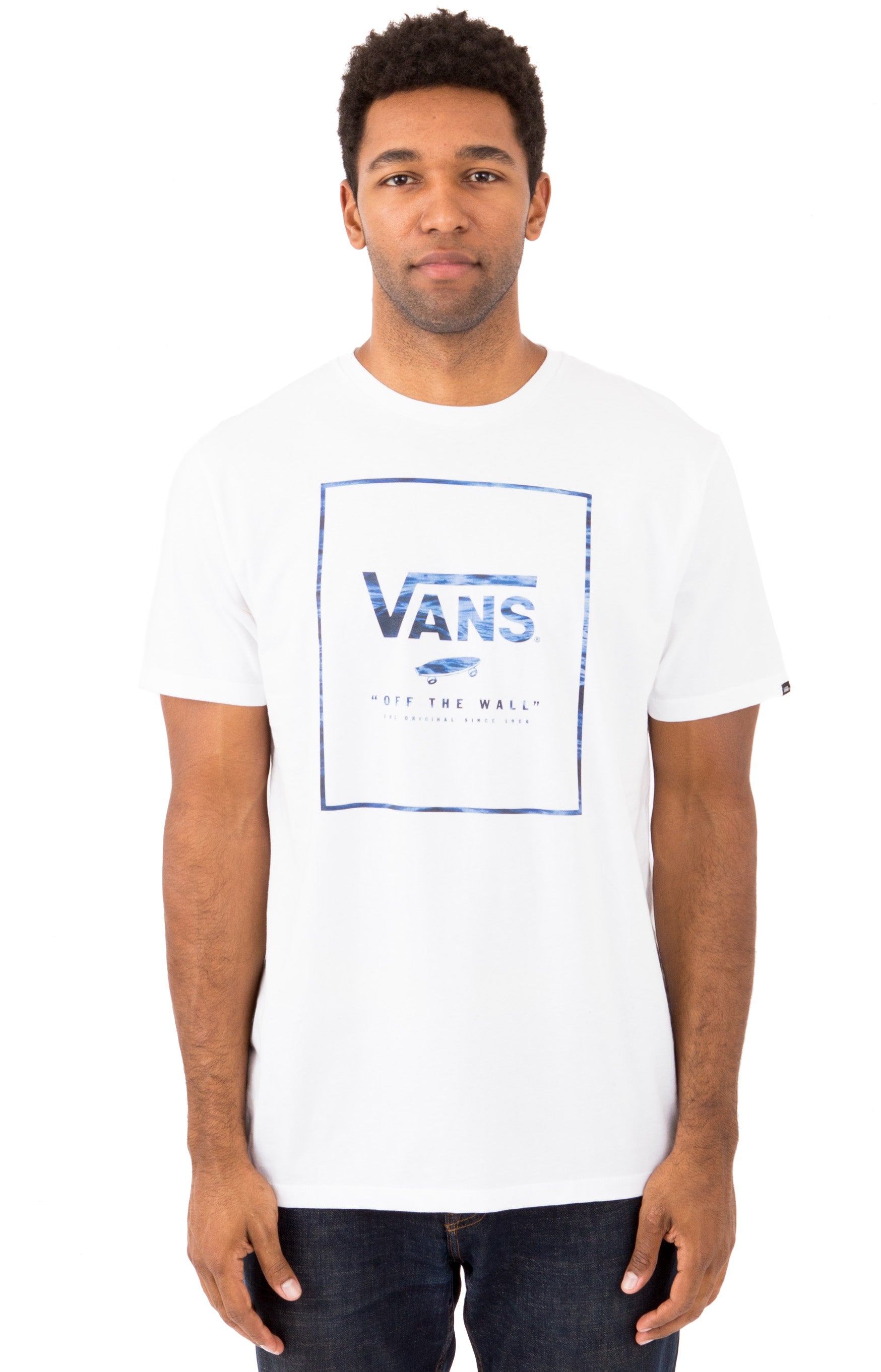Vans Wave Print Box Tee - White: The Ultimate Fashion Statement
