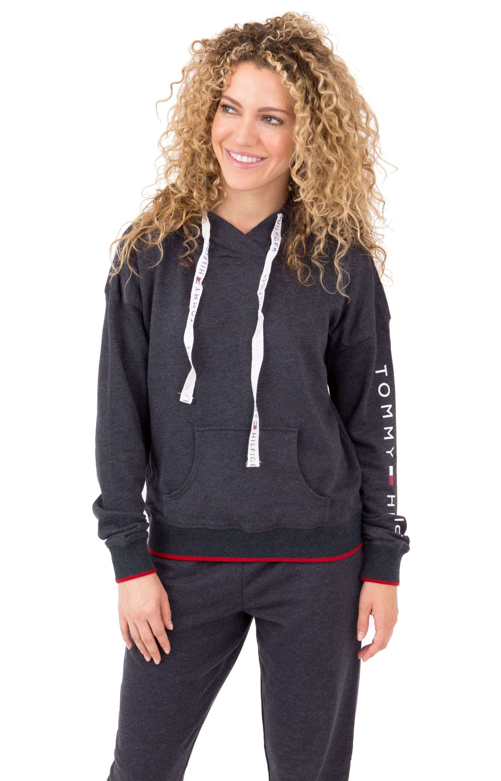 Tommy Hilfiger Women's Peacoat-Style Pullover Hoodie (R27S020)